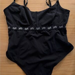 YITTY Black thong bodysuit